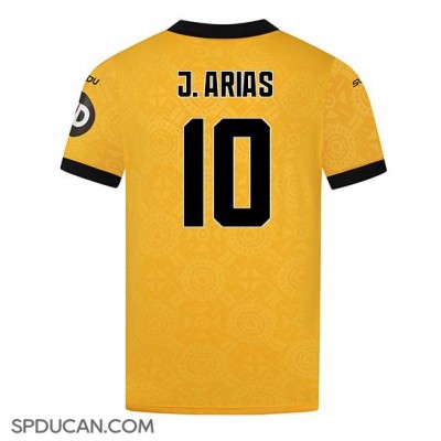 Muški Nogometni Dres Wolves Jhon Arias #10 Domaci 2025-26 Kratak Rukav Muški Nogometni Dres Wolves Jhon Arias #10 Domaci 2025-26 Kratak Rukav